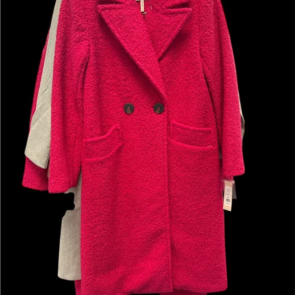 Bcbgeneration Red Teddy Jacket - image 1